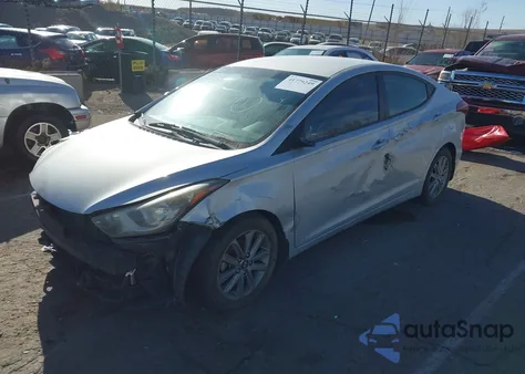 2015 Hyundai Elantra Se z USA, uszkodzony, nr VIN 5NPDH4AEXFH638540